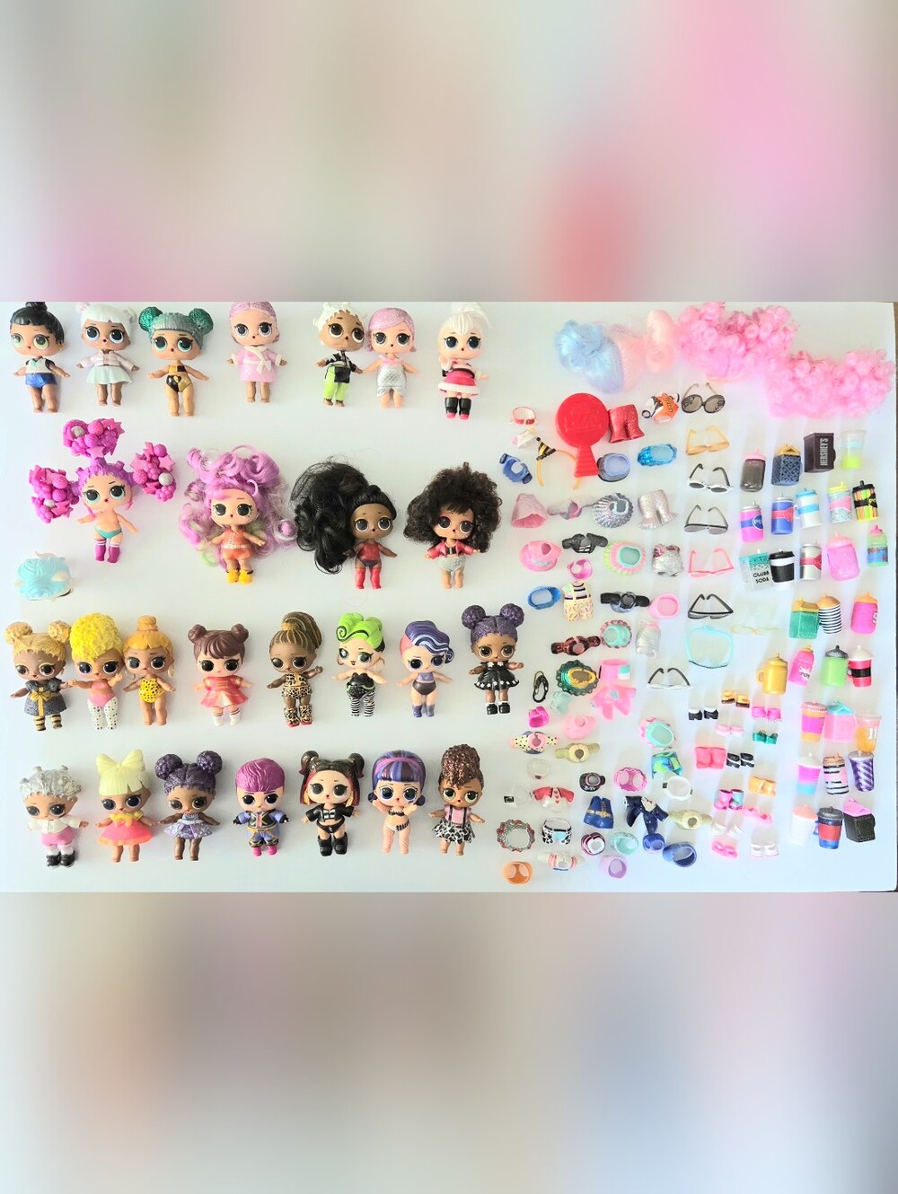 LARGE LOL SUPRISE TOTS LOT, DOLLS, CLOTHES,  ACCESSORIES